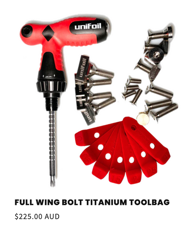 Unifoil full wing bolt titanium tool bag