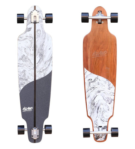 Island 40” Pintail Longboard Skateboards